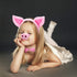 Norme Pig Costume Set - Ears, Nose, Tail, and Bow Tie, Pink Fancy Dress Kit Accessories for Kids