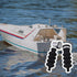 2pcs 42 mm RC Boat Push Rod Rubber Seal Bellow and Fitting