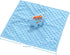 CREVENT Cozy Plush Baby Security Blanket Loveys | Blue Dinosaur with Minky Dot Front & Sherpa Backing for Boys