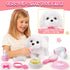 Golray Dog Toys for Kids Girls, Electronic Interactive Stuffed Dog Plush, 10 Pcs Toddler Girl Toy Dog Puppy Care Set