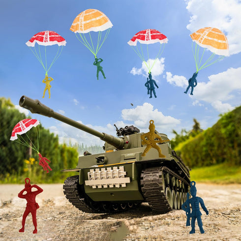 40PCS Parachute Toy - Mini Paratroopers for Kids Ages 3-9 - Outdoor Flying Toys for Parties