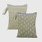Happy Flute HappyFlute 2pcs Wet Bag Waterproof Bag Set-Cactus and Animal Pattern Wet Bag