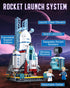 Set, 4 6-12, 424 City Space Launch Center Building Rocket Launchpad Building Kit with Astronaut Minifigures for STEM