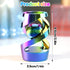 Rainbow Kinetic Spinning Desk Fidget Ball - Metal Stress Relief Toy for Adults
