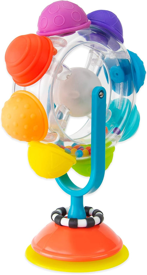 Sassy Rainbow Wheel High Tray Toy, Suitable for Age 6+ Months