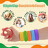 6 Pack Slap Bracelets Textured Silicone Fidget Bracelet for Autism,ADHD,Anxiety Relief Sensory Calming Tools Special