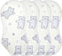 decor gift 4 Pack 22x11in Cotton Burp Cloths Muslin Soft and Absorbent? Lilac Funny Bear wash Cloths for Babies Girls