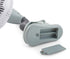 O2COOL 4 Inch Clip On Stroller Fan, Portable Battery Operated for Outdoor, Car Seat, and Baby Crib (Grey)