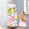WIBOND Stuffed Animal Storage Hammock, Adjustable Length (44-71 in) Wood Corner Shelf with