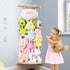 WIBOND Stuffed Animal Storage Hammock, Adjustable Length (44-71 in) Wood Corner Shelf with