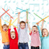 Yookeer 30 Pcs Rhythm Sticks for Kids, 5 Colors Wooden Lummi Music Toys for Classroom Play Learning