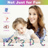 24pcs Rainbow Large Fridge Magnets - Irregular Polished Magnetic Stones for Home Kitchen Refrigerator Decorations