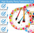 96 Pcs Art Plates and Napkins Party Supplies, Paint Tableware Set for Art Paint Birthday Baby Shower Serves 24
