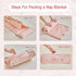 DuShow Cotton Toddler Nap Mat with Pillow and Blanket,Extra Large Rolled Napping Mats,Slumber Bags for Boys Girls,Kids