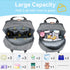 Backpack, Pack LANDICI Diaper Bag Multifunction Baby Diaper Bags with Changing Pad, Stroller Straps & Pacifier Case