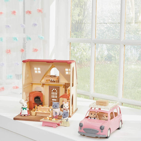 Set 53+ Calico Critters Bakery Shop Starter - Bake & Play with Pieces!