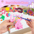 8-12, 1200 6 7 8 9 10 11 12 13 Bracelet Making Kit Gift for Girls Ages Colorful Elastic Cloth Rubber Loom Bands Weaving