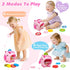 1 Counting 6-9-12-18 1-3 Piggy Bank for Kids, Toddler Toys for Year Old Girl, Musical Number & Color Learning Coin