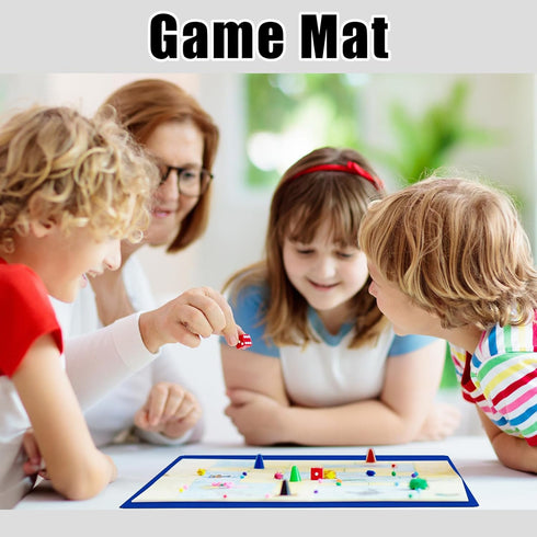 Buryeah 40 x 40 Inch Square Mahjong Mat for Table, Rubber Anti Slip Playmat for Indoor Outdoor Games