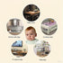 PUWANY 3M (13.1ft4M 0.8 0.8in 4 Corner Protector Baby,Corner Protectors for Furniture,Crib Bumpers,Edge Protector Strip