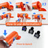AGM MASTECH Transforming Soda Can Toy Gun, Shoots Soft Foam Darts, Ideal Gift for Boys and Girls, Indoor Outdoor Play