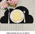 2pcs Children Cloud Shape Placemat, Silicone Suction Baby Bowl Insulation Feeding Plate Set