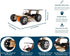V300, 8-12 Solar-Powered Car Wooden STEM Kit with Wireless Remote Control for Boys and Girls, Hybrid Powered by Solar