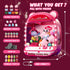 6+,Mini Skirfy Claws Machines for Kids,Unicorns Toys for Girls Age Vending Machine with Plush Toys,Candy Dispenser