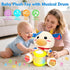 6-12 1, 2 V-Opitos Stuffed Cow Musical Toys for Baby Months+, Early Learning Light up Music Drum, Perfect Christmas