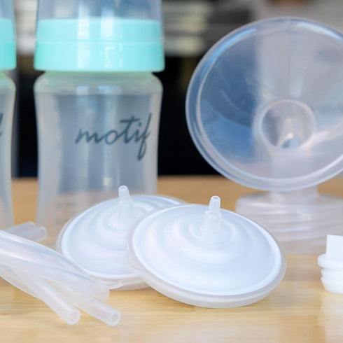 (Set 2) Motif Medical Silicone Diaphragms Replacement Parts - Compatible w/Motif Luna Breast Pump - Durable Motif