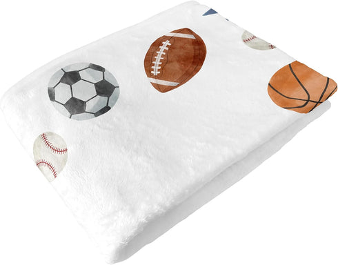 Set Sweet Jojo Designs Sports Theme Boy Baby Milestone Blanket Newborn Monthly First Year Photo Growth Chart Infant