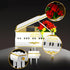 1293pcs Mini Ideas Piano Model Building Block Set, Music Lovers Collection Gift for Boys and Girls (White)