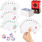 Mahjong Playing Cards, Chinese Mah Jongg 2024 American Games, Large Print Handheld Poker with 4 Dices