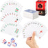 Mahjong Playing Cards, Chinese Mah Jongg 2024 American Games, Large Print Handheld Poker with 4 Dices