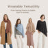 360 Konssy Nursing Cover for Breastfeeding, Full Privacy Breathable Breastfeeding Cover, Multi-use Carseat