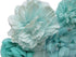 YYCRAFT 12pcs Mint/Aqua Chiffon Lace Hair Flower, Baby Bows for Girls Headband, Crafts, Party Decoration (2"-4.5")
