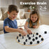 NBXEW 20 2-4 6+ Magnetic Chess Game, Magnet Game with String, Full-Size Stones, Adjustable String, Portable Storage
