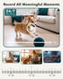 Dzees 2K 360 5G 2.4G, 2-Way 1 Pack Indoor Security Camera, Degree WiFi Pet Camera with Phone App, and Wired Home Camera