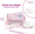 2 13" 3+ Adora Baby Doll Diaper Bag with Sturdy Straps, Includes Changing Mat and Doll Diapers (Fits Dolls), Birthday