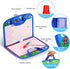 Jenilily Water Doodle Mat, Portable Travel Drawing Bag Mat with Pen Educational Painting Toy for Kids