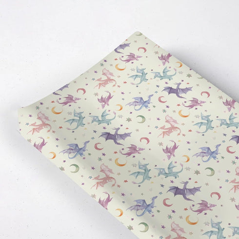 KuphiL10C Watercolor Colorful Dragon Moon Stars Baby Changing Pad Cover,Unisex Dragon Nursery Diaper