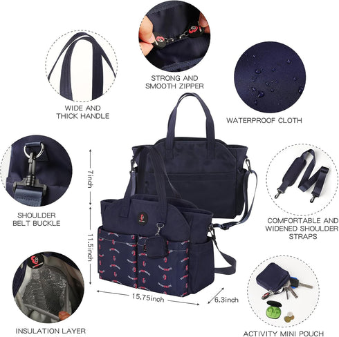 Mommy Diaper Bag Tote: Large Tote Baby Bag Boy Diaper Bag Stylish Girl Diaper Bag,Shoulder Bag