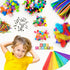 WAU CRAFTS 1750 pcs Arts and Crafts Supplies Set for Kids - Crafting for School, Kindergarten, and Homeschool