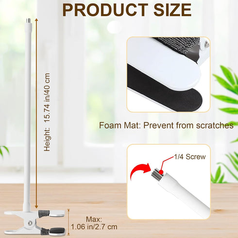 Pyfhy 15.7in 1/4 360 Flexible Baby Monitor Mount Compatible with Nanit Pro Smart Baby Monitor & Flex Stand, Also