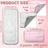 2 Pcs Stroller Seat Liner Baby Stroller Accessories Baby Seat Liner for Strolle Reversible Baby Carriage Cushion Universal Stroller Cotton Newborn Car Seat Breathable Stroller Mat for Pushchair