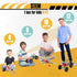 Volico 6-in-1 8-12 5-7, 6-8, 8-10 STEM Kit - Engineering Metal Truck, Airplane and Sports Car Excavator Toy for Boys