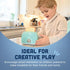 CP Toys 3+ Constructive Playthings Kids Play Toaster with Bread for Imaginative Play, Kitchen Appliances Learning Toy