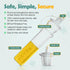 Honeybee Baby Set 7 5mL Colostrum Collector Kit | Reusable Silicone Breast Milk Collector for Harvesting Colostrum
