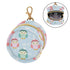 Owl Round Pacifier Storage Case with Zipper, Portable Pacifier Case for Travel, Diaper Bag & Purse, Pacifier Container