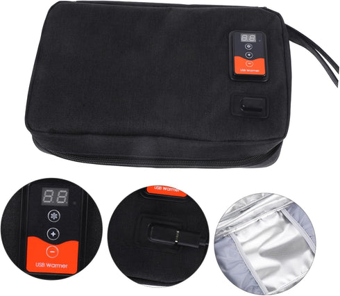 Travel-Friendly Adjustable Temperature Baby Wipe Heater - Portable USB Wipe Warmer